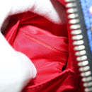 Miu Miu Shoulder Bag Canvas Black Gold Auth 132826-11