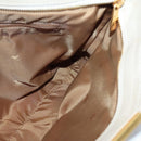 Burberrys Nova Check Hand Bag Wool Leather Beige Gold Auth 132827-18