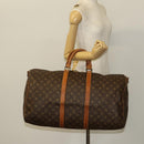 LOUIS VUITTON Monogram Keepall Bandouliere 55 Boston Bag M41414 LV Auth 132834-21