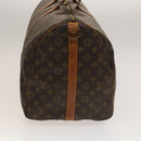 LOUIS VUITTON Monogram Keepall Bandouliere 55 Boston Bag M41414 LV Auth 132834-3