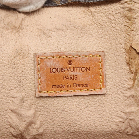 LOUIS VUITTON Monogram Sac Plat Hand Bag M51140 LV Auth 132837