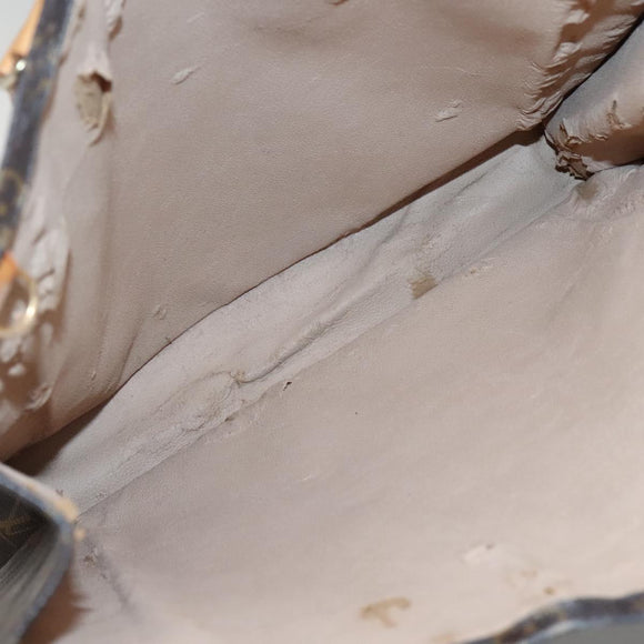 LOUIS VUITTON Monogram Sac Plat Hand Bag M51140 LV Auth 132837