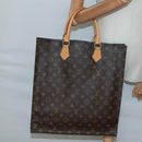 LOUIS VUITTON Monogram Sac Plat Hand Bag M51140 LV Auth 132837-20