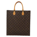 LOUIS VUITTON Monogram Sac Plat Hand Bag M51140 LV Auth 132837-2