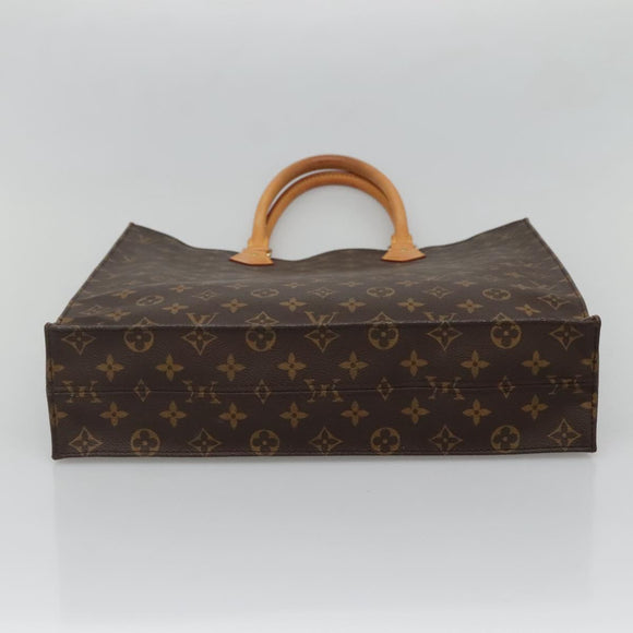 LOUIS VUITTON Monogram Sac Plat Hand Bag M51140 LV Auth 132837