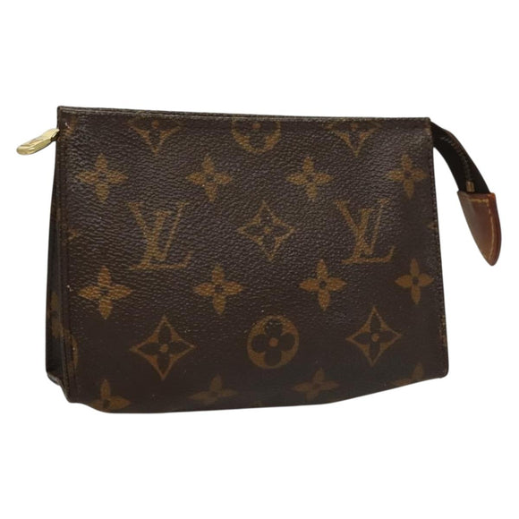 LOUIS VUITTON Monogram Posh Toilette 15 Pouch M47546 LV Auth 132845