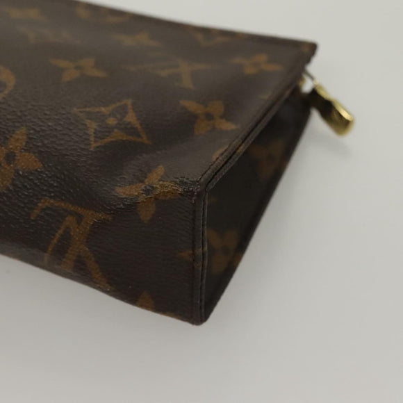 LOUIS VUITTON Monogram Posh Toilette 15 Pouch M47546 LV Auth 132845