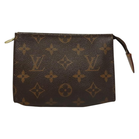 LOUIS VUITTON Monogram Posh Toilette 15 Pouch M47546 LV Auth 132845