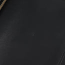 Salvatore Ferragamo Gancini Hand Bag Leather 2way Black Gold Auth 132847V-23