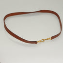 CELINE Macadam Canvas Hand Bag PVC Leather 2way Brown Gold Auth 132850-22