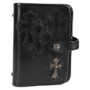 Chrome Hearts Day Planner Cover Leather Black Auth 132856M-1