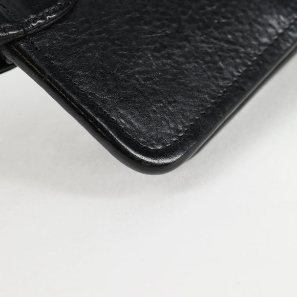 Chrome Hearts Day Planner Cover Leather Black Auth 132856M