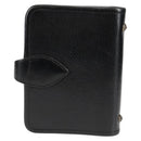 Chrome Hearts Day Planner Cover Leather Black Auth 132856M-3