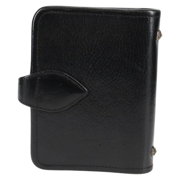 Chrome Hearts Day Planner Cover Leather Black Auth 132856M