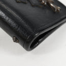 Chrome Hearts Day Planner Cover Leather Black Auth 132856M-8