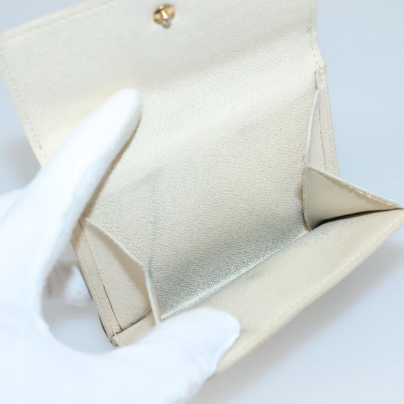 LOUIS VUITTON Damier Azur Portefeuille Elise Trifold Wallet N61733 Auth 132860