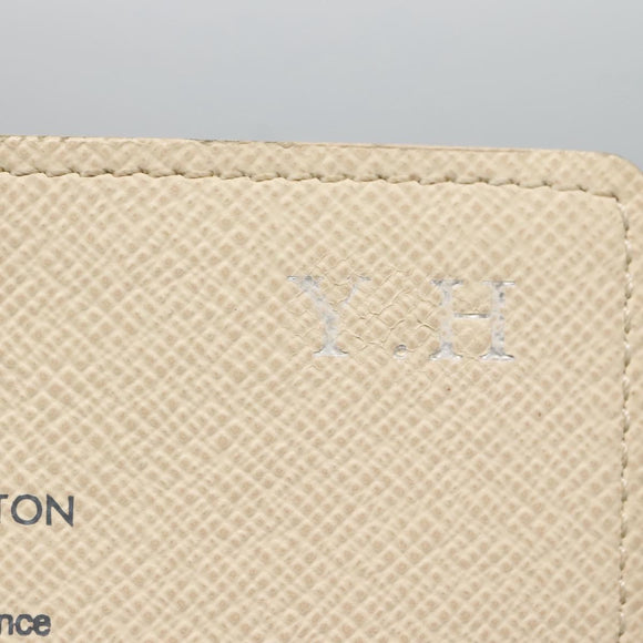 LOUIS VUITTON Damier Azur Portefeuille Elise Trifold Wallet N61733 Auth 132860