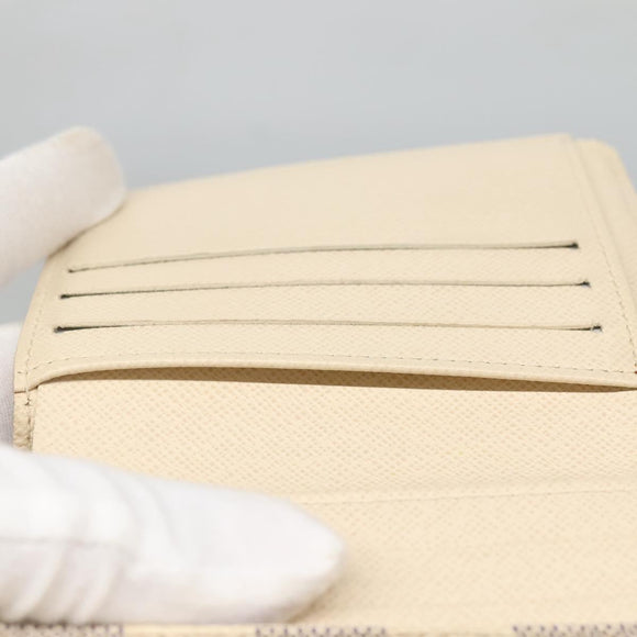 LOUIS VUITTON Damier Azur Portefeuille Elise Trifold Wallet N61733 Auth 132860