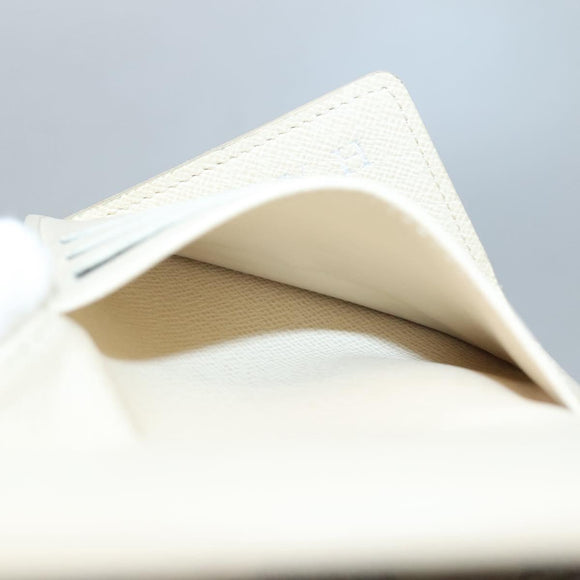 LOUIS VUITTON Damier Azur Portefeuille Elise Trifold Wallet N61733 Auth 132860