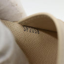 LOUIS VUITTON Damier Azur Portefeuille Elise Trifold Wallet N61733 Auth 132860-12