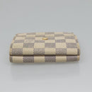 LOUIS VUITTON Damier Azur Portefeuille Elise Trifold Wallet N61733 Auth 132860-5