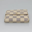 LOUIS VUITTON Damier Azur Portefeuille Elise Trifold Wallet N61733 Auth 132860-6