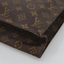 LOUIS VUITTON Monogram Sac Plat Hand Bag M51140 LV Auth 132867-9