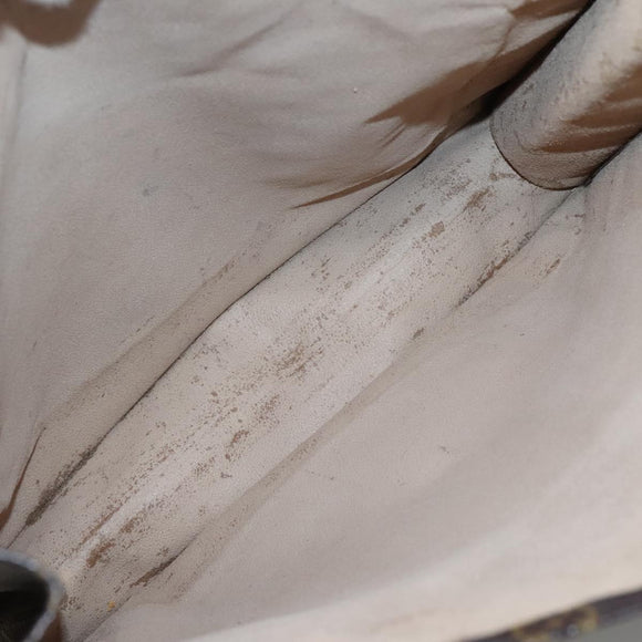 LOUIS VUITTON Monogram Sac Plat Hand Bag M51140 LV Auth 132867