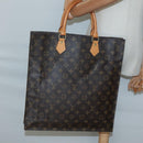 LOUIS VUITTON Monogram Sac Plat Hand Bag M51140 LV Auth 132867-19