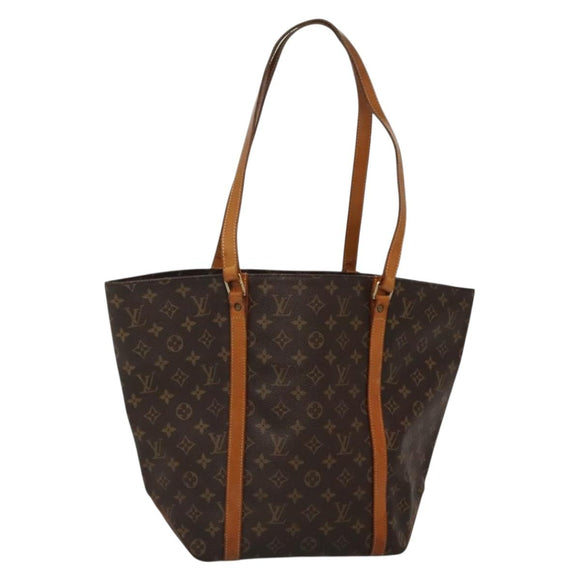 LOUIS VUITTON Monogram Sac Shopping Tote Bag M51108 LV Auth 132868