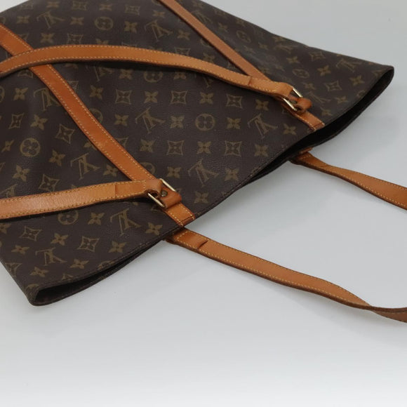 LOUIS VUITTON Monogram Sac Shopping Tote Bag M51108 LV Auth 132868
