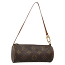 LOUIS VUITTON Monogram Papillon Pouch LV Auth 132871-1