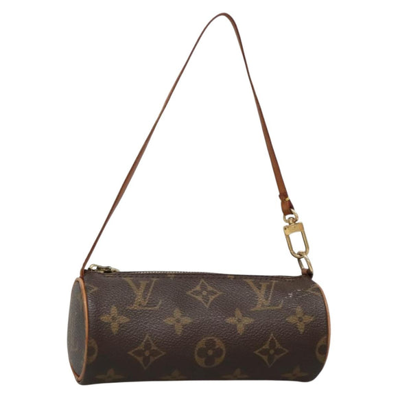 LOUIS VUITTON Monogram Papillon Pouch LV Auth 132871