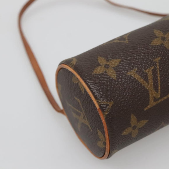 LOUIS VUITTON Monogram Papillon Pouch LV Auth 132871