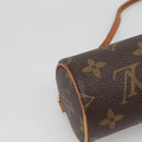 LOUIS VUITTON Monogram Papillon Pouch LV Auth 132871-16