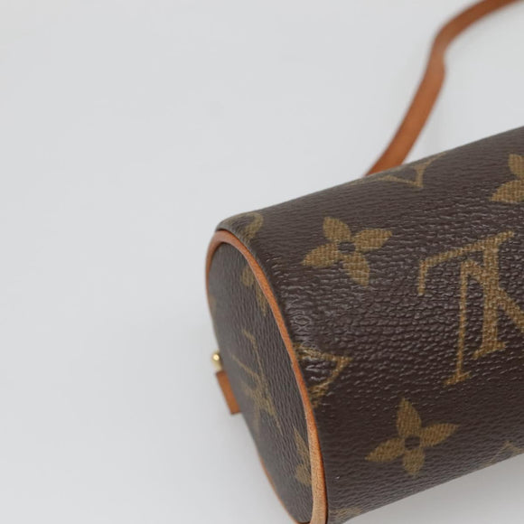 LOUIS VUITTON Monogram Papillon Pouch LV Auth 132871