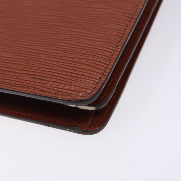 LOUIS VUITTON Epi Capuchin Shoulder Bag Brown M52343 LV Auth 132874