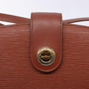 LOUIS VUITTON Epi Capuchin Shoulder Bag Brown M52343 LV Auth 132874-18