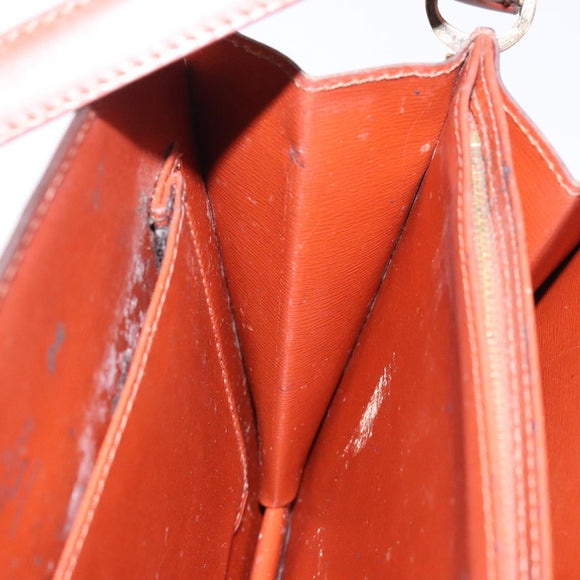 LOUIS VUITTON Epi Capuchin Shoulder Bag Brown M52343 LV Auth 132874