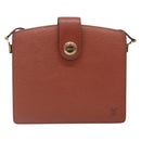 LOUIS VUITTON Epi Capuchin Shoulder Bag Brown M52343 LV Auth 132874-13