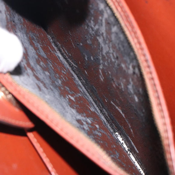 LOUIS VUITTON Epi Capuchin Shoulder Bag Brown M52343 LV Auth 132874