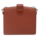 LOUIS VUITTON Epi Capuchin Shoulder Bag Brown M52343 LV Auth 132874-2