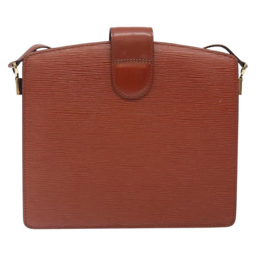 LOUIS VUITTON Epi Capuchin Shoulder Bag Brown M52343 LV Auth 132874 - 0