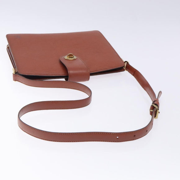 LOUIS VUITTON Epi Capuchin Shoulder Bag Brown M52343 LV Auth 132874