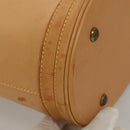 LOUIS VUITTON Nomad leather Bucket PM Shoulder Bag Beige M85001 LV Auth 132875A-9