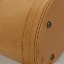 LOUIS VUITTON Nomad leather Bucket PM Shoulder Bag Beige M85001 LV Auth 132875A-15
