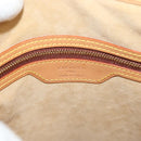 LOUIS VUITTON Nomad leather Bucket PM Shoulder Bag Beige M85001 LV Auth 132875-17