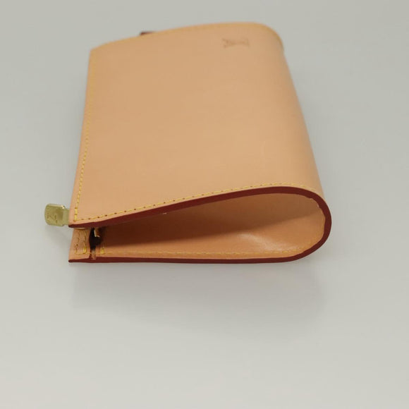 LOUIS VUITTON Nomad leather Bucket PM Shoulder Bag Beige M85001 LV Auth 132875