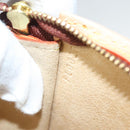 LOUIS VUITTON Nomad leather Bucket PM Shoulder Bag Beige M85001 LV Auth 132875A-29