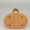 LOUIS VUITTON Nomad leather Bucket PM Shoulder Bag Beige M85001 LV Auth 132875A-5